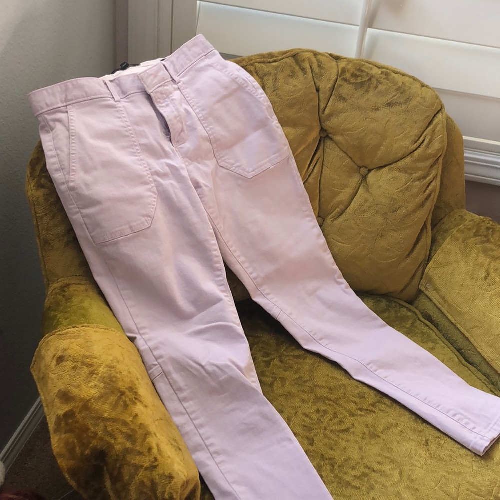 Lavender pastel banana republic pants